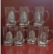 Üvegkorsó 0,5 liter vegyes óncimkés felirat