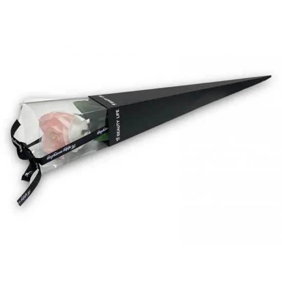 Szappanrózsa tölcsérben 35 cm Forever Love