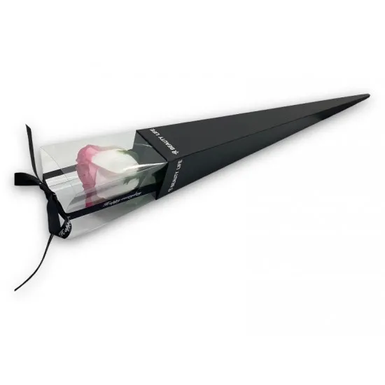 Szappanrózsa tölcsérben 35 cm Forever Love