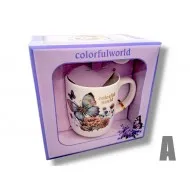 Kerámia bögre - Colourful World - 4 féle bögre