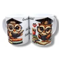 Kerámia bögre - Ballagás 2025 - Bagoly