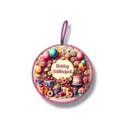 Kerámia edényalátét - BOLDOG SZÜLINAPOT