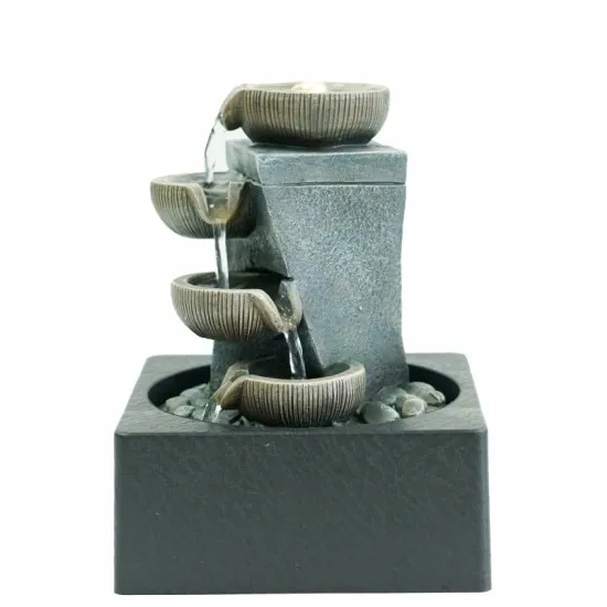 Szobaszökőkút Bambusz kosarak Feng-shui