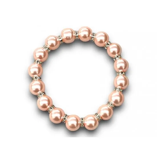 Karkötő Gyöngy metál köztesekkel