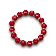 Karkötő Gyöngy dekorált metál köztesekkel