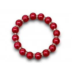 Karkötő Gyöngy dekorált metál köztesekkel