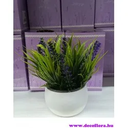 Virágdekoráció "Levendulabokor" 