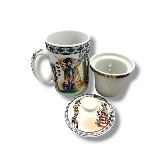 Dr. Wu gyógyteás bögre porcelán szűrővel 250 ml