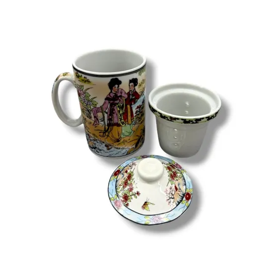 Dr. Wu gyógyteás bögre porcelán szűrővel 250 ml