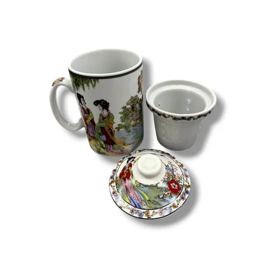 Dr. Wu gyógyteás bögre porcelán szűrővel 250 ml