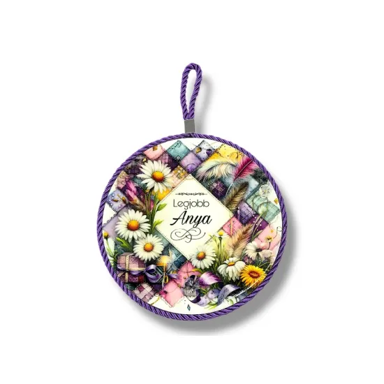 Kerámia falidísz - kerámia edényalátét - Szíves szerelmes