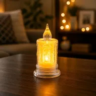 Led mécses - LED-es temetői gyertya 8*10 cm