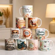 Porcelán bögre Boldog Névnapot 300 ml