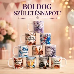 Porcelán bögre Boldog Születésnapot 300 ml