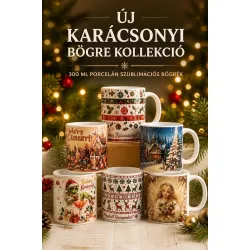 Porcelán bögre Boldog Karácsonyt 300 ml