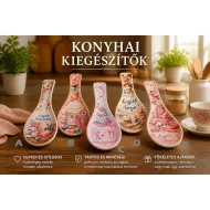 Kerámia fakanáltartó Rustic