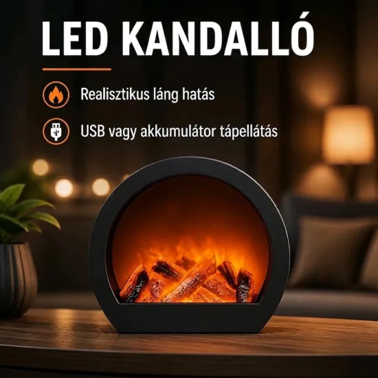 Led kandalló Firenze
