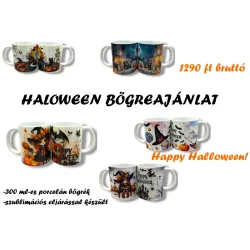 Halloween porcelán bögre 300 ml