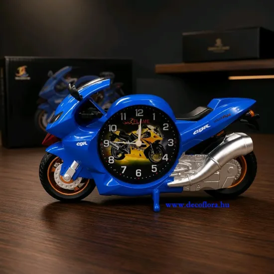 Ébresztőóra design Versenymotor