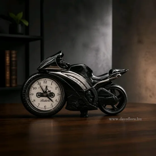Ébresztőóra design versenymotor Batman style