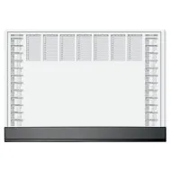 Könyökalátét, 595x410 mm, 2 éves és heti tervezővel, szamárfül védővel, SIGEL