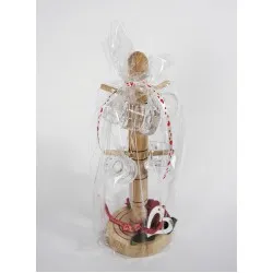 Pálinkás pohár szett köcsögfán 