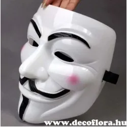 Fehér Anonymus Vendetta maszk 