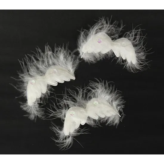 Angyalszárny pihével akasztós 3 db/szett