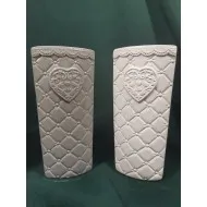 Radiátor párologtató Heart fehér