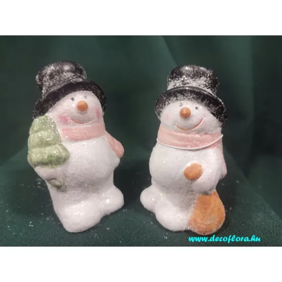 Hóember  figurák 7  cm 2 szort