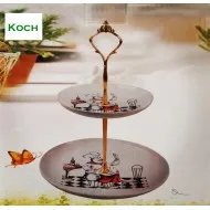 Kerámia emeletes kínáló*2 Koch