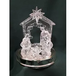 Világító Betlehem 14*16 cm