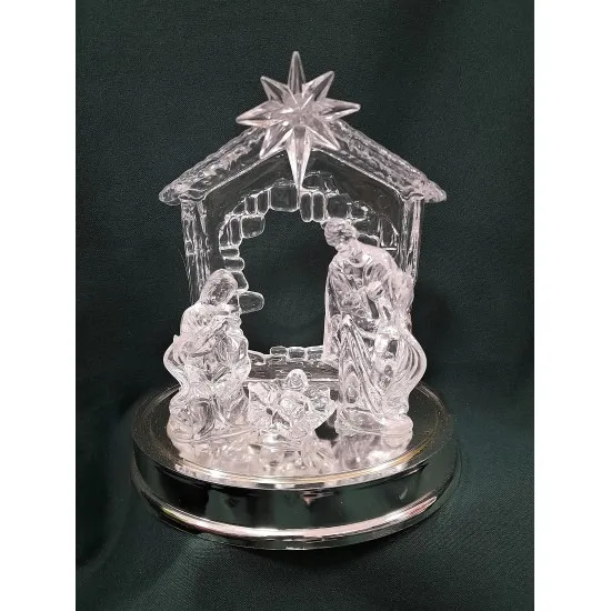 Világító Betlehem 14*16 cm