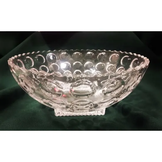 Metszett üvegtál W-128 21*9,5 cm