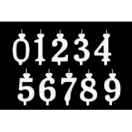 Számgyertya 7 cm 10 féle