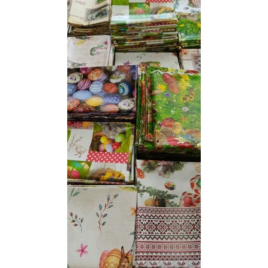 Húsvéti viaszos vászon terítők 140*200 cm