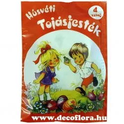 Húsvéti tojásfesték szett Decoflora 4 tasak/szett