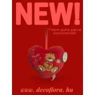 Szív párna macival