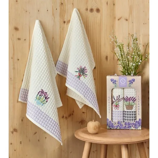 Konyharuha NILTEKS Exkluzív Lavanda - Levendula 2db os pamut 50x70cm