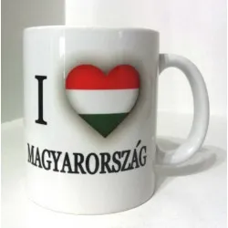 Bögre I love Magyarország 300 ml