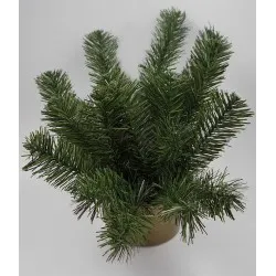 Fenyőtál műfenyővel - nyújtott 35 cm