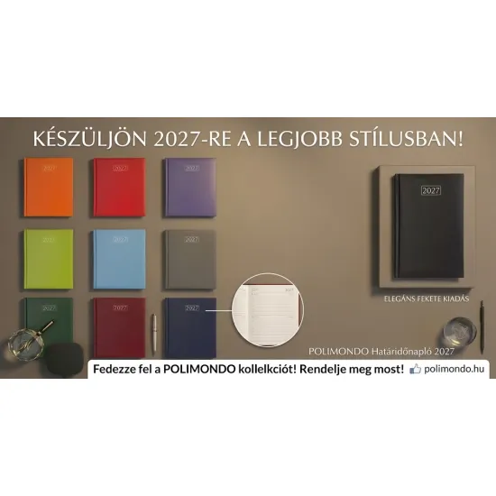 Határidőnapló Polimondo 2027