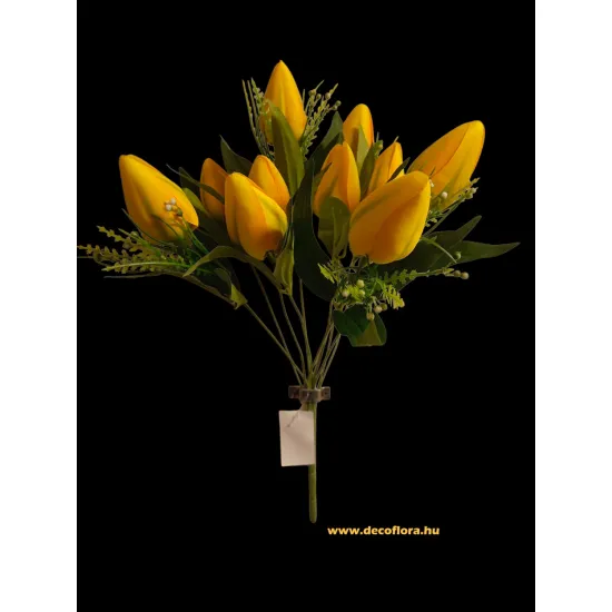 Tulipán csokor Extra rezgővel 10 fejes 4 féle
