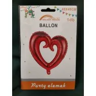 Fólia lufi Szívforma 48*46 cm