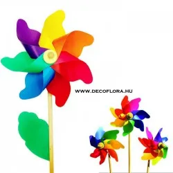 Szélforgó fapálcás 6+1 leveles