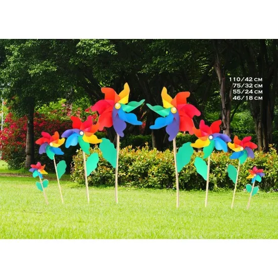 Szélforgó fapálcás 6+1 leveles