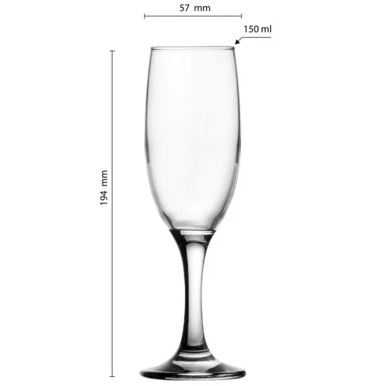 Pezsgőspohár Monaco 150 ml