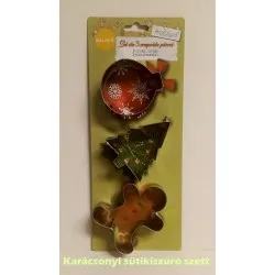 Sütiforma szett*3  -  M43 -süteménykiszúró szett - mézeskalács forma