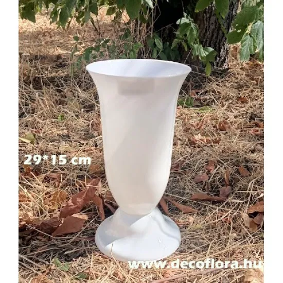 Sírváza talpas Mária 29*15 cm