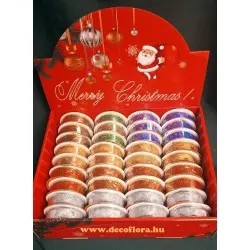 Karácsonyi szalag Organza 2,70 m*2,5 cm 